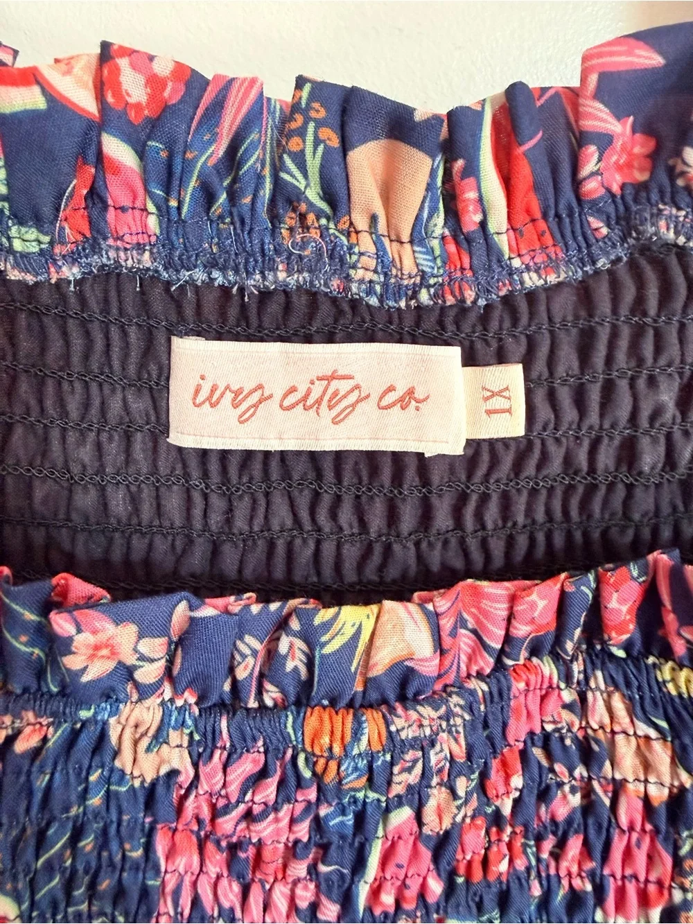 Ivy City Co Fruity Smocked Tiered Dress